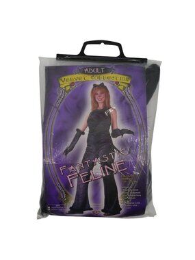 Fun World Fantastic Feline Women Small/Medium 2-8 Velvet Halloween Costume NEW